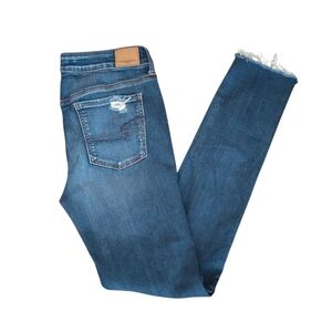 American Eagle Outfitters Dark Blue Denim Jeans